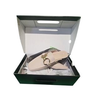 ShuShop Cream Mules Comfortable Clogs Size 7 NWT/Box